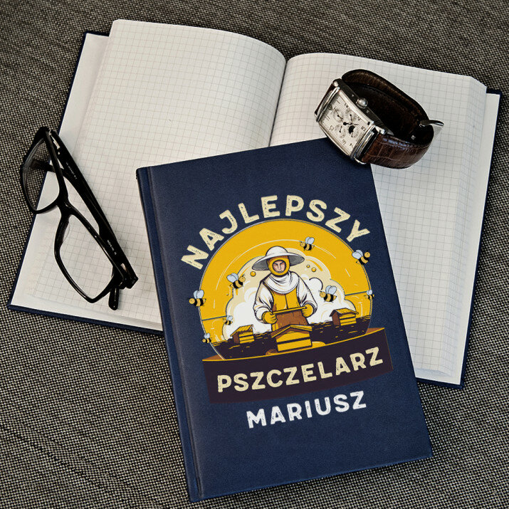 Najlepszy pszczelarz - notatnik A5 z nadrukiem