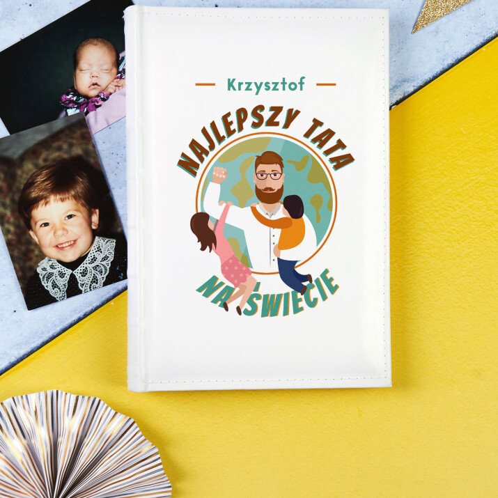 Najlepszy tata na świecie - Personalizowany Album na zdjęcia