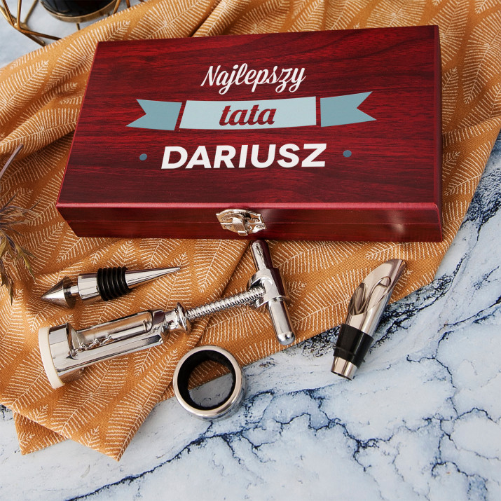 Najlepszy Tata - zestaw do wina Najlepszy Tata - zestaw do wina