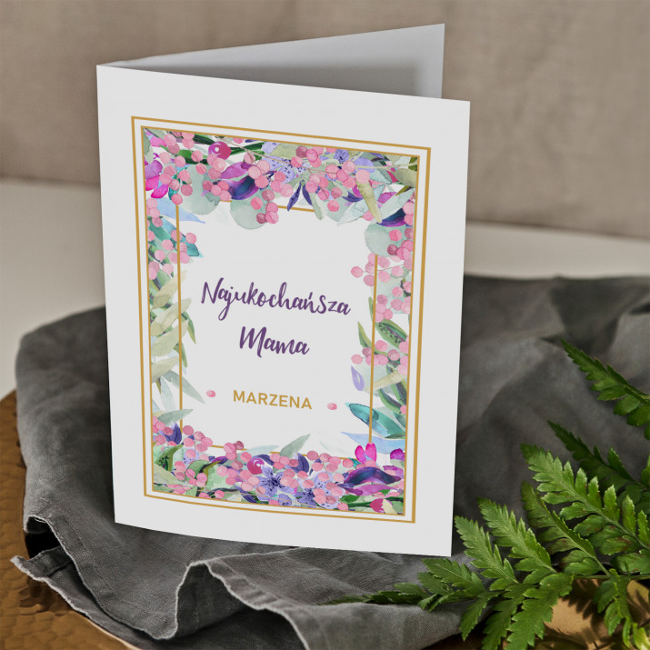 Najukochańsza mama - kartka z życzeniami