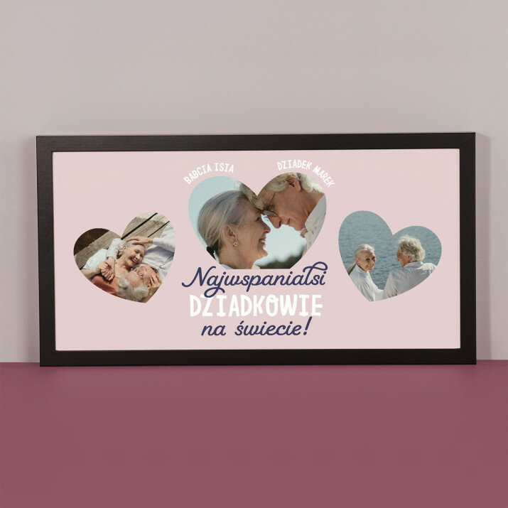 Najwspanialsi dziadkowie - wydruk obramowany Najwspanialsi dziadkowie - wydruk obramowany