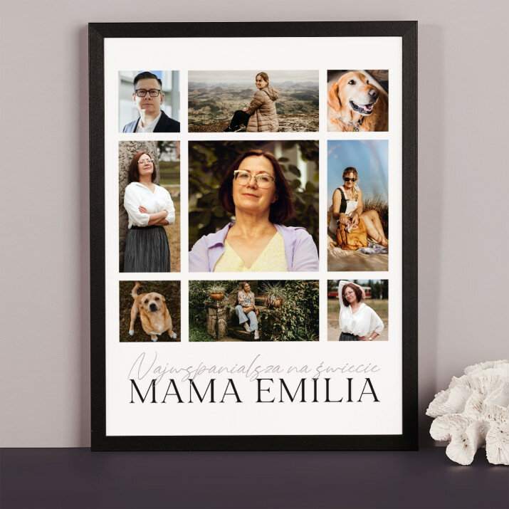 Najwspanialsza na świecie mama - Kolaż ze zdjęć