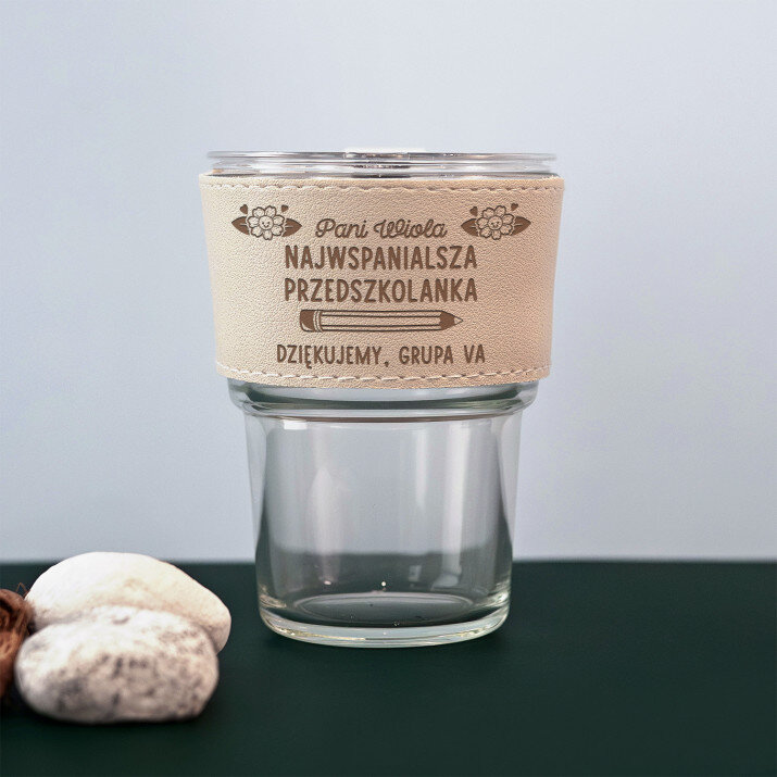Najwspanialsza przedszkolanka - Kubek szklany