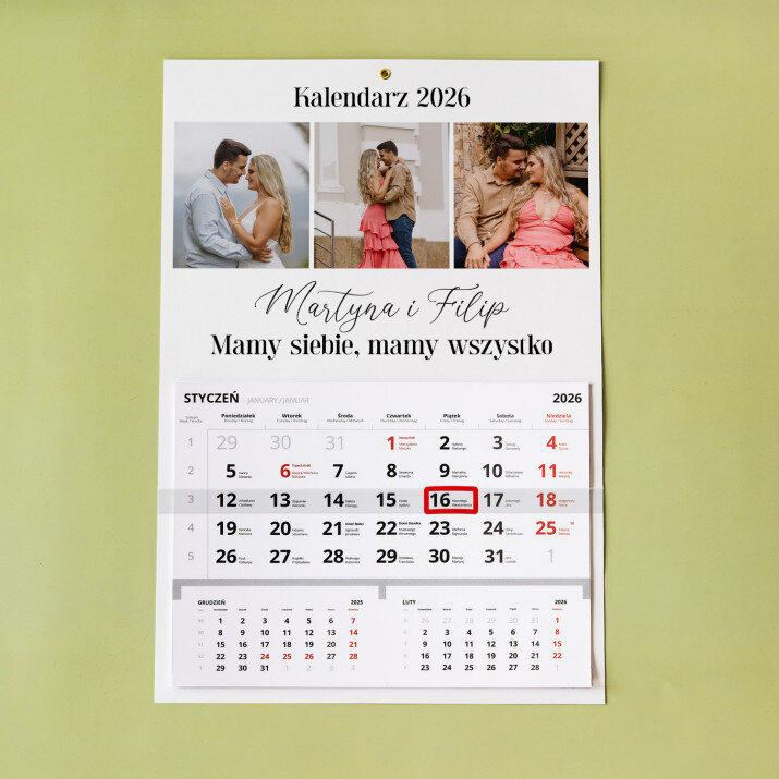 Nasze chwile - Kalendarz jednodzielny