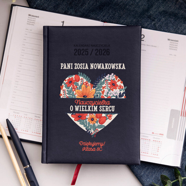 Nauczycielka o wielkim sercu - Kalendarz nauczyciela