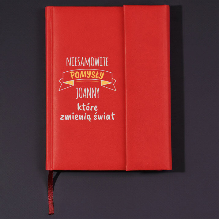 Niesamowite pomysły - Notes książkowy z zakładką