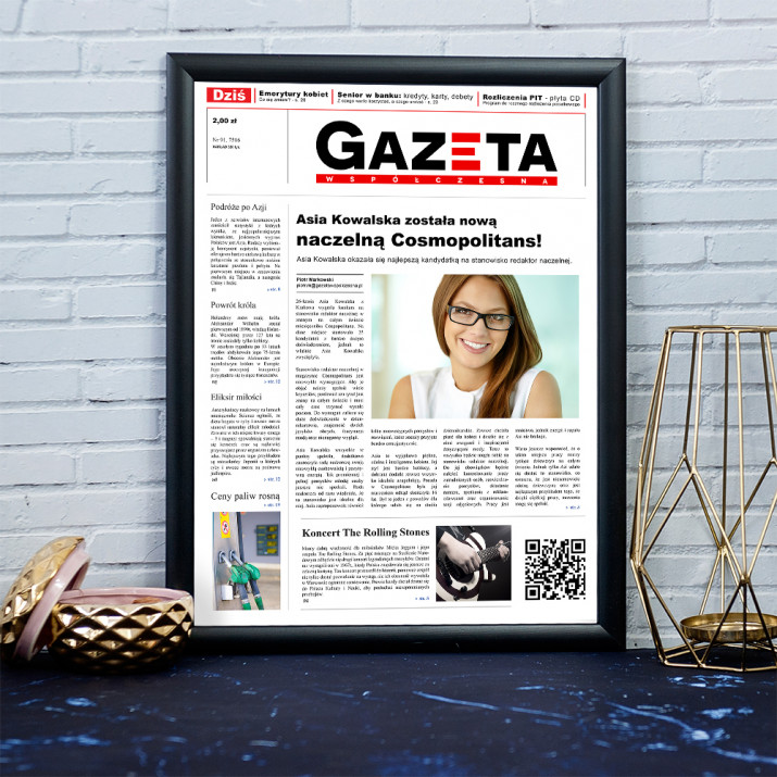 Nowa Naczelna Magazynu - Okładka Gazety