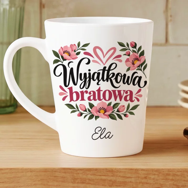 Kubek Personalizowany Dla Bratowej Prezent Dla Kobiety: Wyjątkowa Bratowa Kubek Personalizowany Dla Bratowej Prezent Dla Kobiety: Wyjątkowa Bratowa