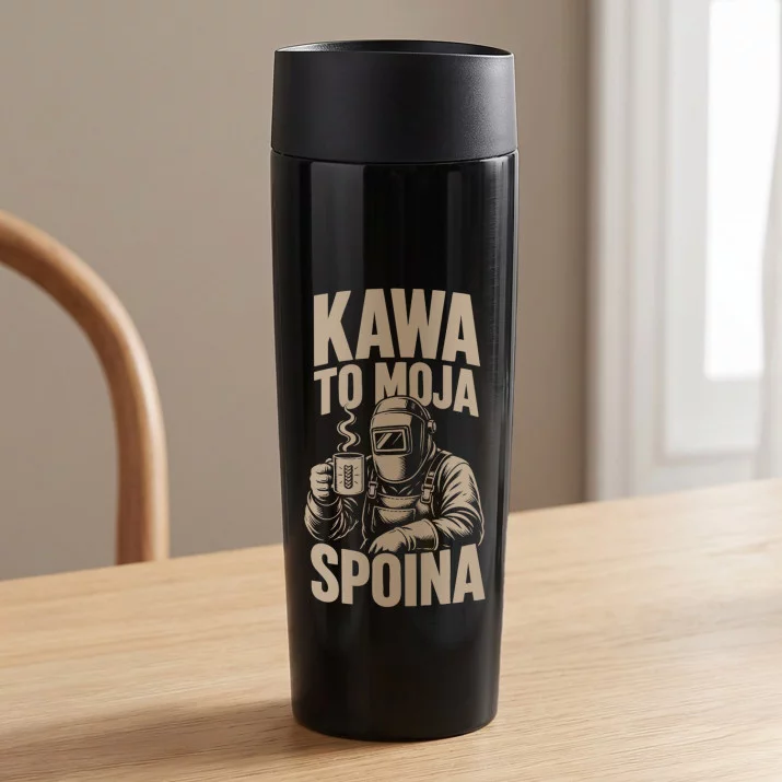 Kubek Termiczny Dla Spawacza Prezent Dla Mężczyzny: Kawa To Moja Spoina