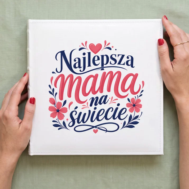 Album Na Zdjęcia Tradycyjny Na Dzień Mamy Prezent Dla Mamy Kobiety: Czuła Elegancja