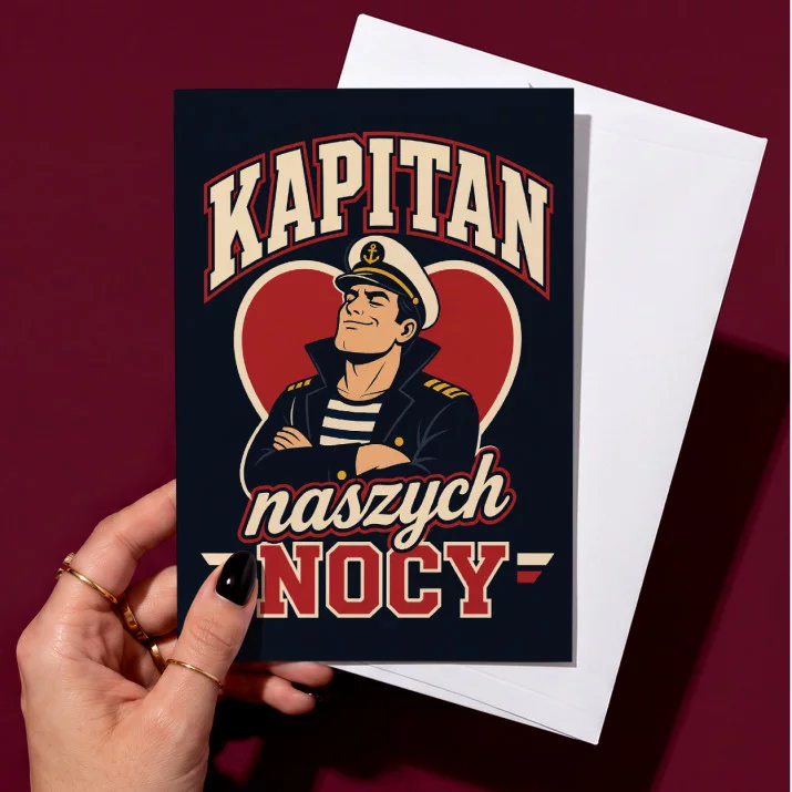 Kartka z Życzeniami Na Walentynki Na Rocznicę Dla Mężczyzny: Varsity Romantyk