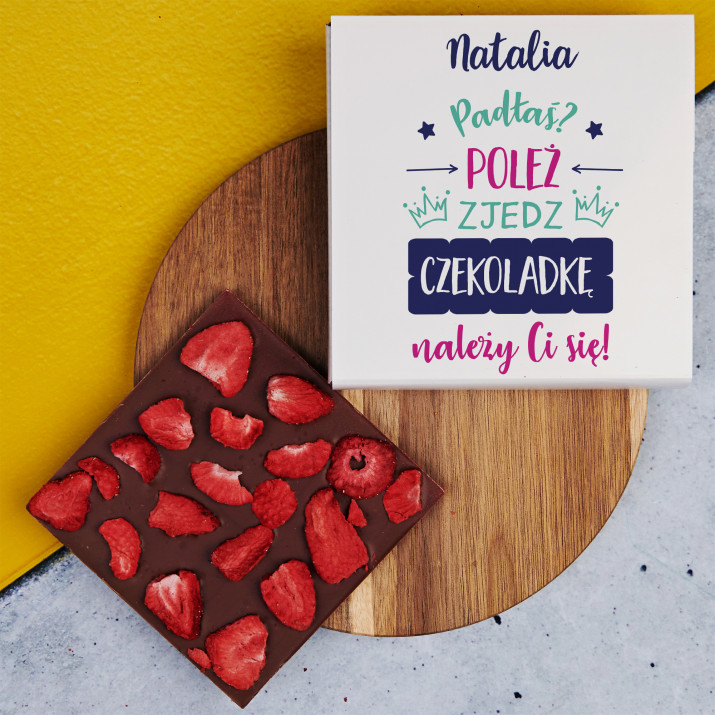 Padlaś, poleż - Czekolada z truskawkami Padlaś, poleż - Czekolada z truskawkami