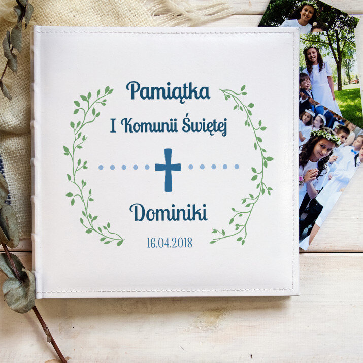Pamiątka I Komunii Świętej - Personalizowany Album na zdjęcia