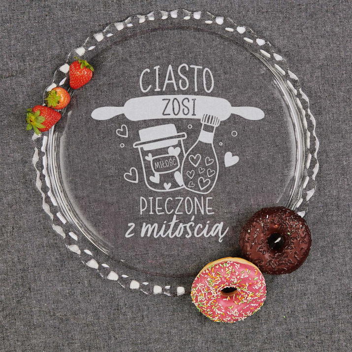 Pieczone z miłością 2 - Płaska patera na ciasto