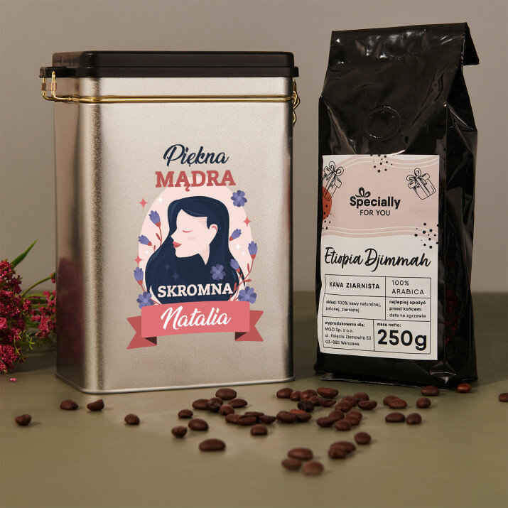Piękna mądra skromna - Kawa w puszce
