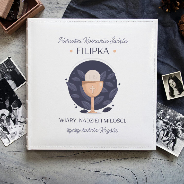 Pierwsza komunia święta życzenia - Personalizowany Album na zdjęcia Pierwsza komunia święta życzenia - Personalizowany Album na zdjęcia