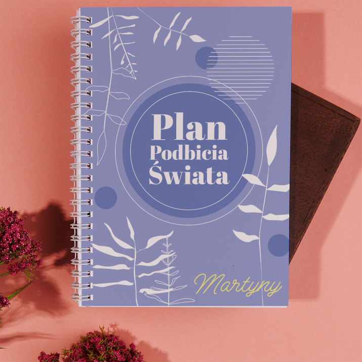 Plan podbicia świata - Zeszyt na spirali A5 Plan podbicia świata - Zeszyt na spirali A5