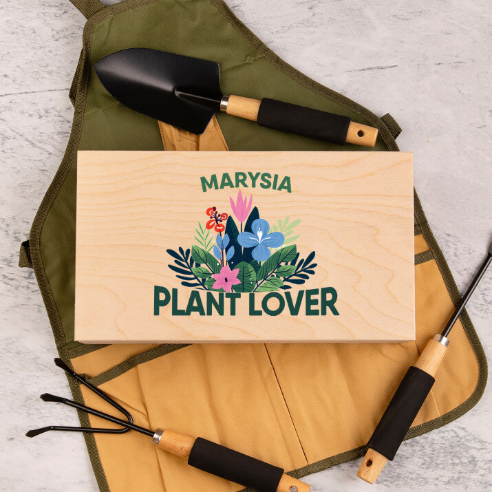 Plant lover - Zestaw narzędzi ogrodowych w pudełku