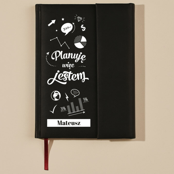 Planuję więc jestem - Notes książkowy z zakładką