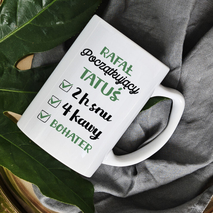 Początkujący tatuś - personalizowany kubek Początkujący tatuś - personalizowany kubek
