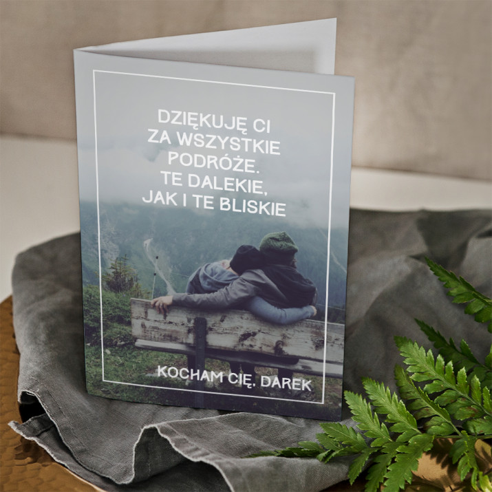 Podróże - kartka z życzeniami