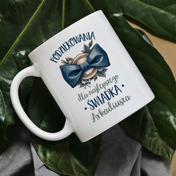 Podziękowania dla najlepszego świadka - Personalizowany Kubek Podziękowania dla najlepszego świadka - Personalizowany Kubek