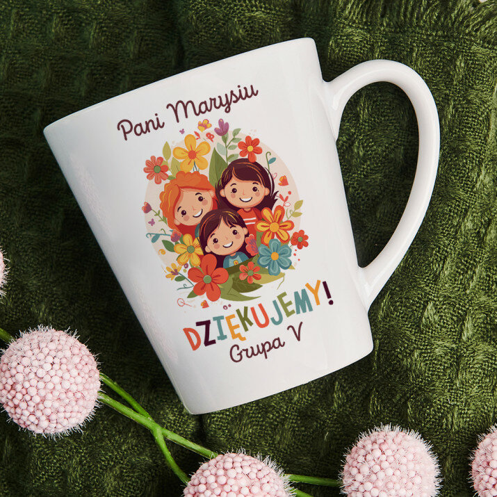 Podziękowania dla przedszkolanki - Kubek