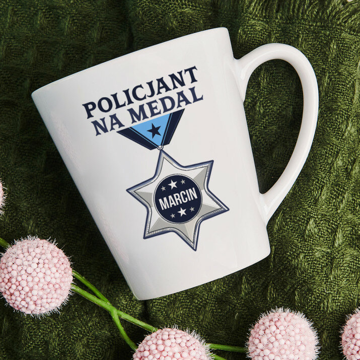 Policjant na medal - Personalizowany Kubek Policjant na medal - Personalizowany Kubek