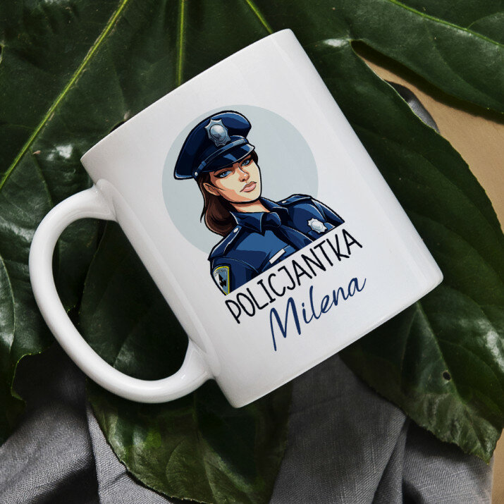 Policjantka - Personalizowany Kubek
