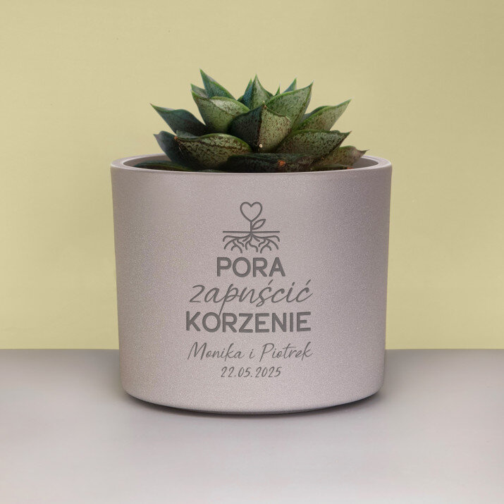 Pora zapuścić korzenie - Osłonka na doniczkę