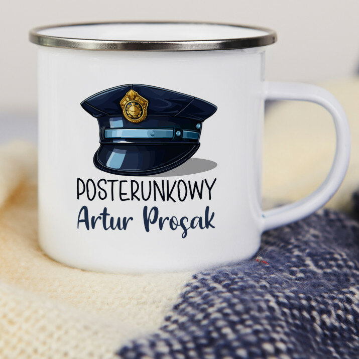Posterunkowy - Kubek emaliowany
