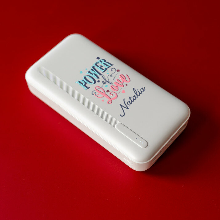 power of love - Powerbank z nadrukiem 20000 mAh