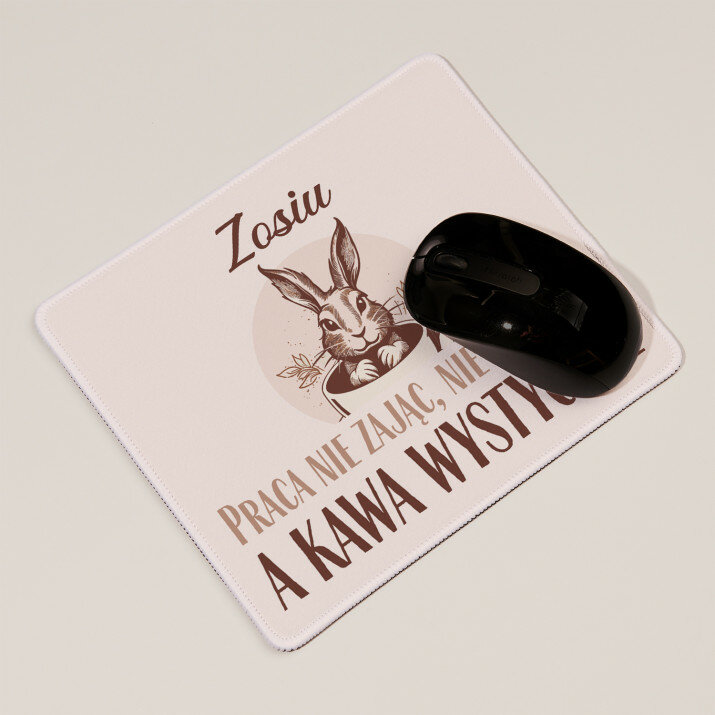 Praca nie zając - Podkładka pod myszkę