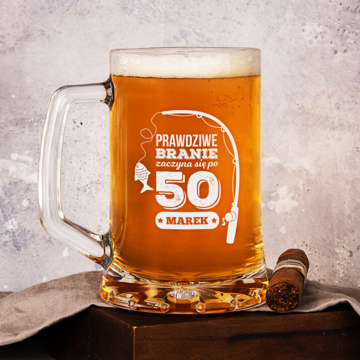 Prawdziwe branie - Kufel na piwo