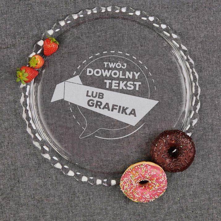 Projekt własny - Płaska patera na ciasto