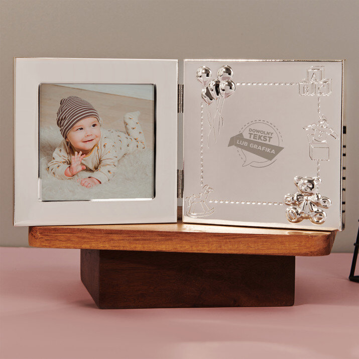 Projekt własny - Posrebrzana ramka na zdjęcia
