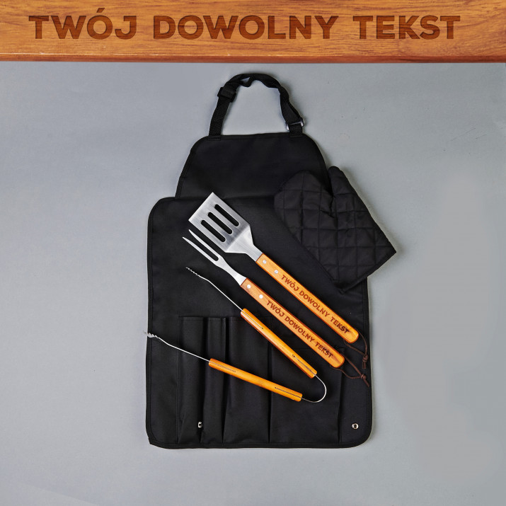 Projekt własny - Zestaw do grilla z fartuchem