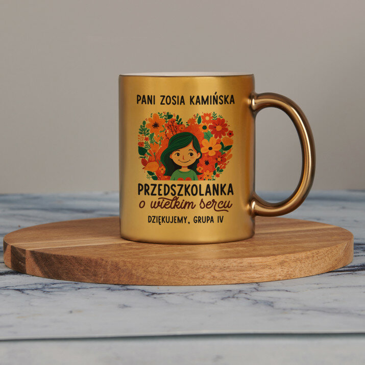 Przedszkolanka o wielkim sercu - Złoty kubek