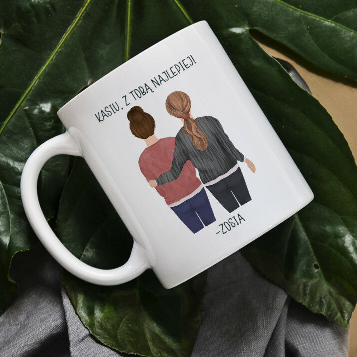 Przyjaciółki - Personalizowany Kubek