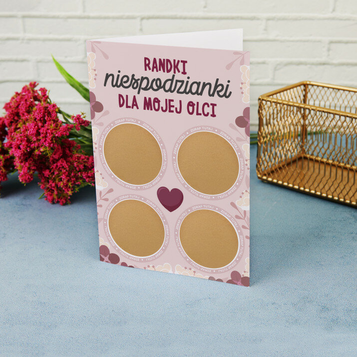 Randki niespodzianki - Kartka zdrapka
