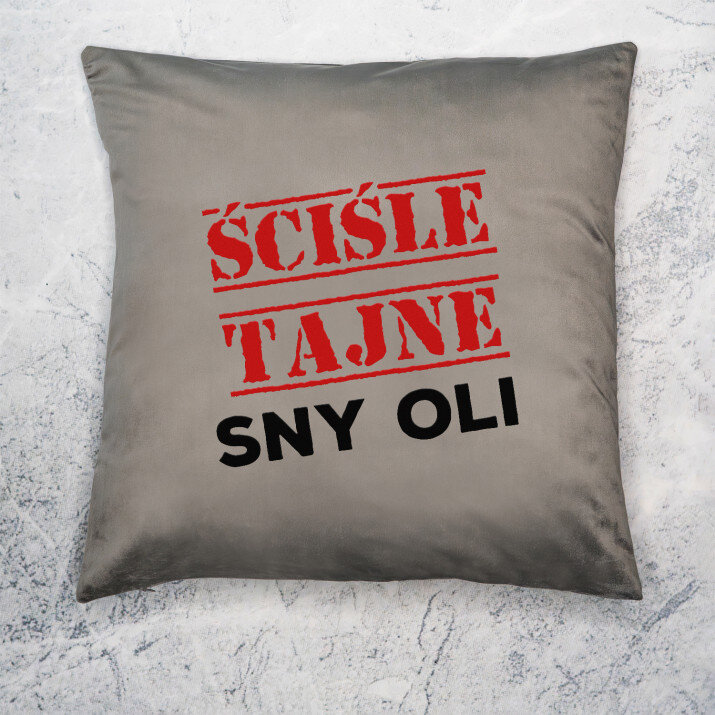 Ściśle tajne sny - Poduszka dekoracyjna