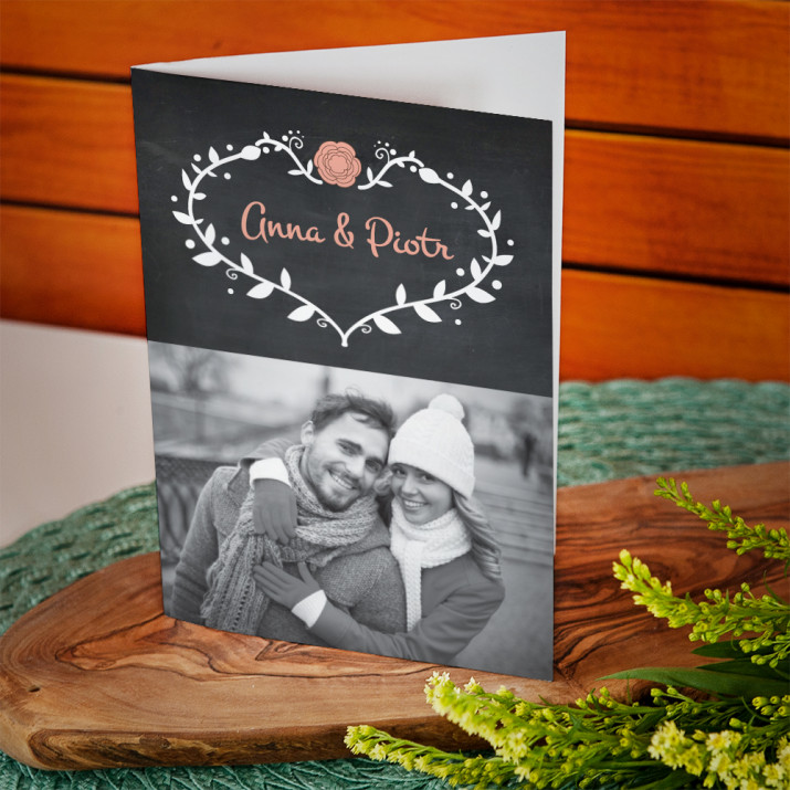 Serce - kartka z życzeniami