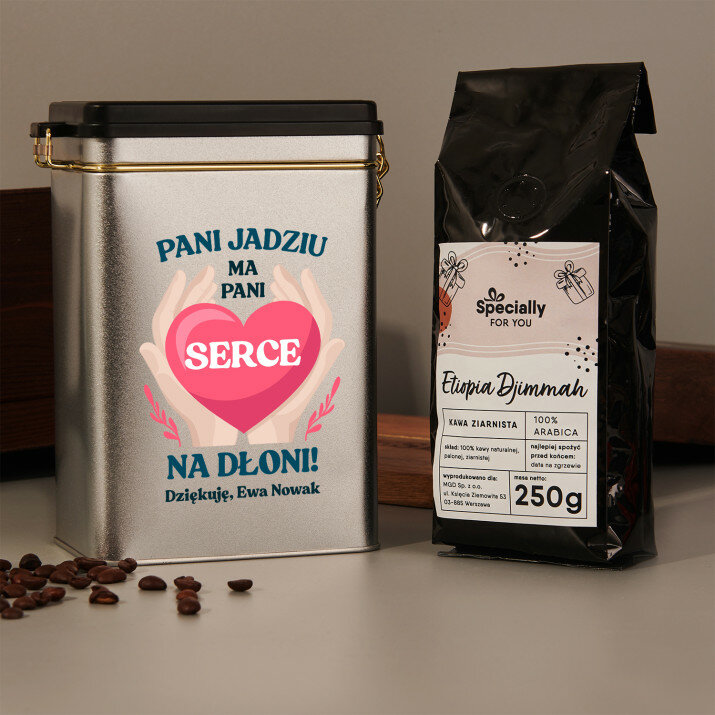 Serce na dłoni - Kawa w puszce Serce na dłoni - Kawa w puszce