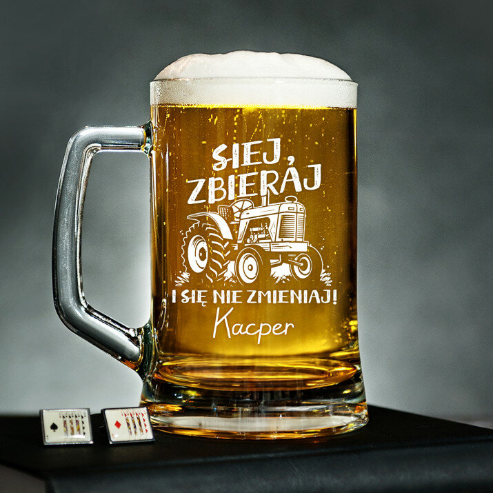 Siej, zbieraj i się nie zmieniaj - Personalizowany Kufel
