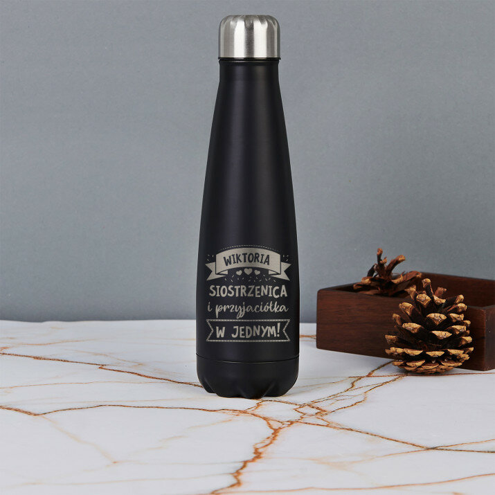 Siostrzenica i przyjaciółka - Butelka na wodę 500 ml Siostrzenica i przyjaciółka - Butelka na wodę 500 ml
