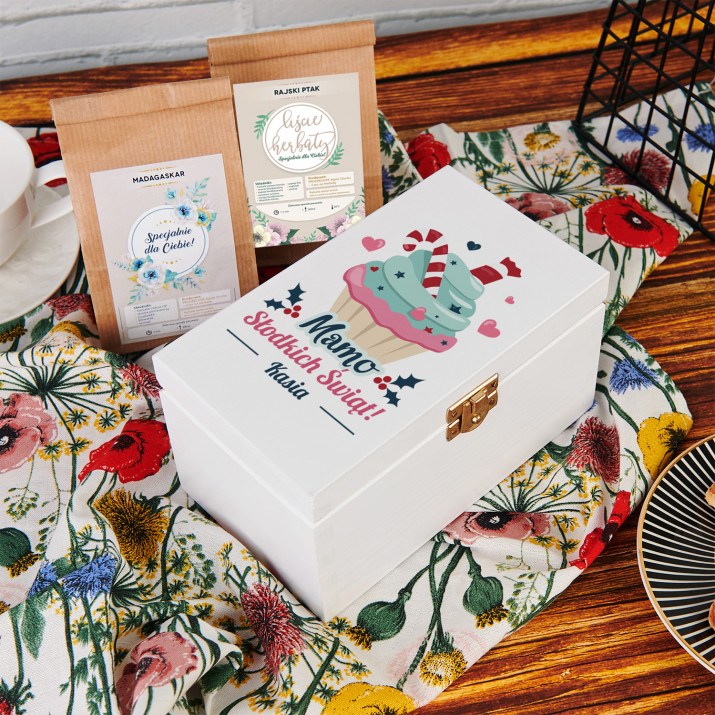 Słodkich Świąt - Skrzynka na herbatę Słodkich Świąt - Skrzynka na herbatę