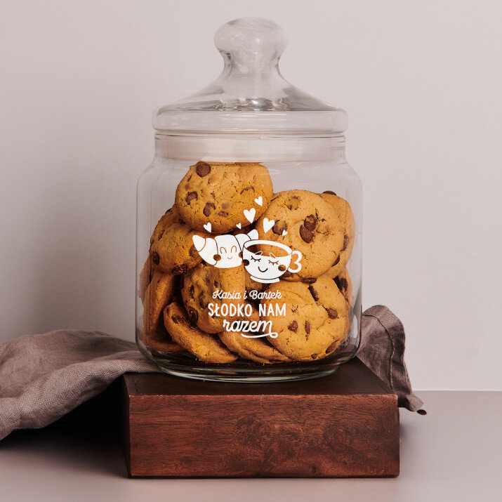 Słodko nam razem - Słoik na ciastka Słodko nam razem - Słoik na ciastka
