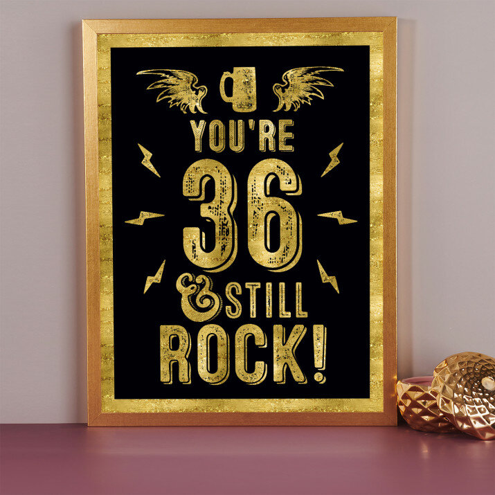 Still rock - wydruk obramowany