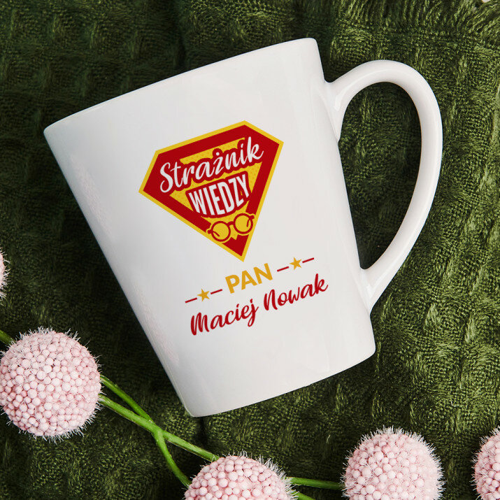 Strażnik wiedzy - kubek personalizowany Strażnik wiedzy - kubek personalizowany