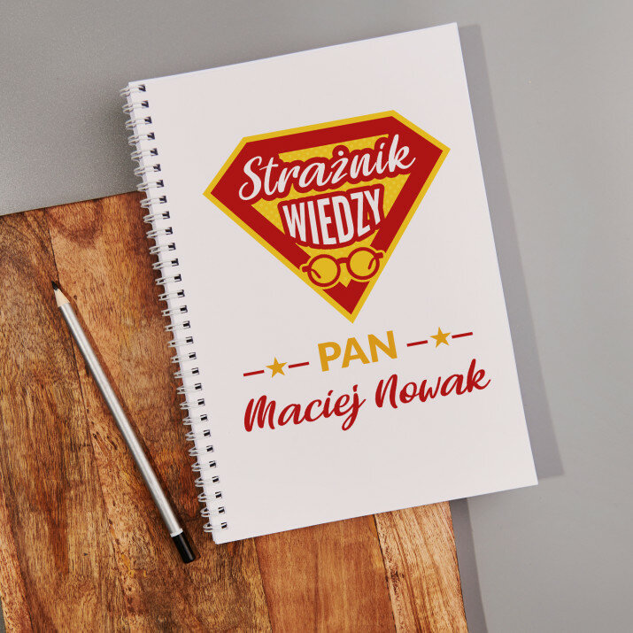 Strażnik wiedzy - Planer na spirali dla nauczyciela
